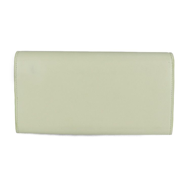 Balenciaga Classic Continental Wallet Long Wallet 354958 Leather Light Yellow