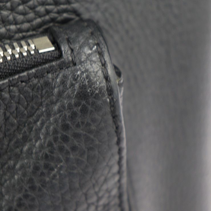 Louis Vuitton Alma Nd Messenger PM Shoulder Bag M51696 Taurillon Leather Black