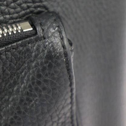 Louis Vuitton Alma Nd Messenger PM Shoulder Bag M51696 Taurillon Leather Black