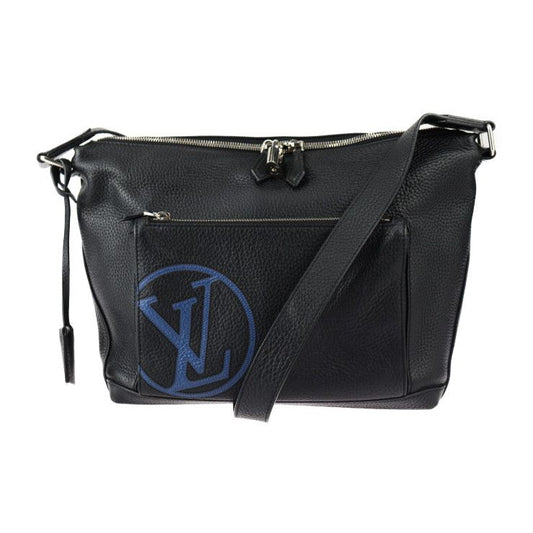 Louis Vuitton Alma Nd Messenger PM Shoulder Bag M51696 Taurillon Leather Black