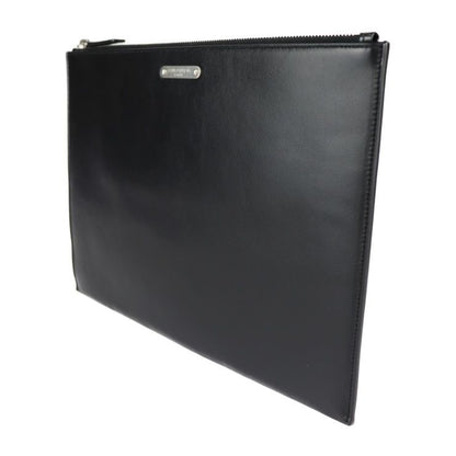 Saint Laurent Paris IPAD Militar Second Bag 522604 Leather Black Silver