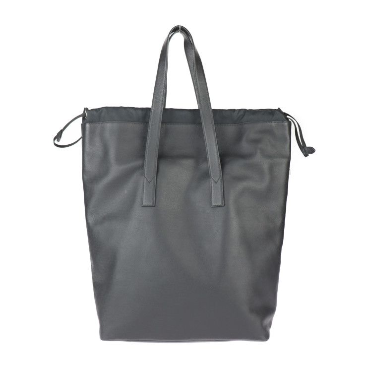 Louis Vuitton Cabas Light Tote Bag M31009 Leather Black Silver Hardware Taiga