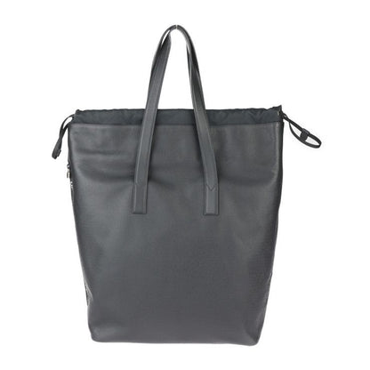 Louis Vuitton Cabas Light Tote Bag M31009 Leather Black Silver Hardware Taiga