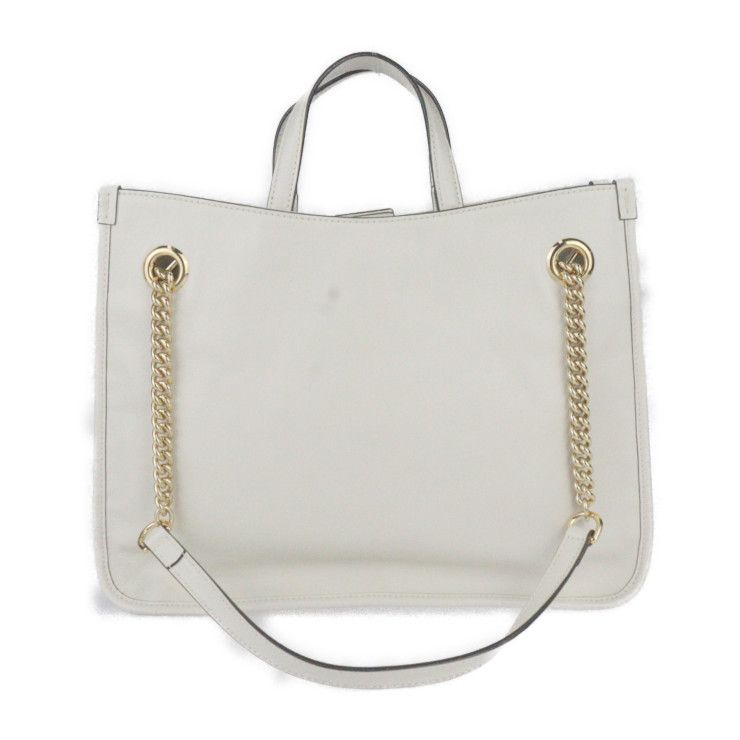 Gucci Horsebit 1955 Medium Tote Handbag 621144 Leather Ivoryish Gold Hardware