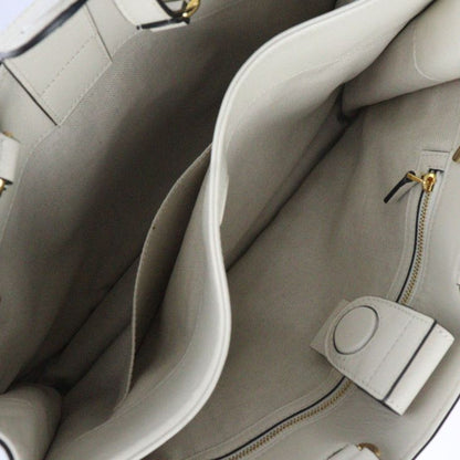 Gucci Horsebit 1955 Medium Tote Handbag 621144 Leather Ivoryish Gold Hardware