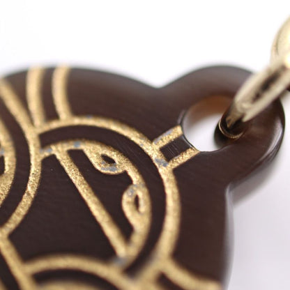 Hermes Chaine D'ancre PM Earrings - Metal Buffalo Horn Gold Brown Earrings