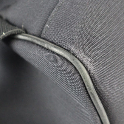 Saint Laurent Paris Backpack Daypack 465448 Canvas Leather Black Silver