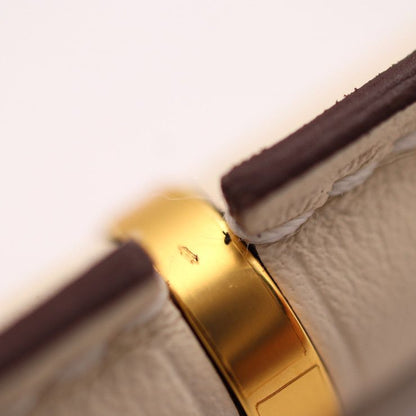 Hermes Charnires GM Necklace 011084cc Vorsluft Metal Machete White Gold Pendant