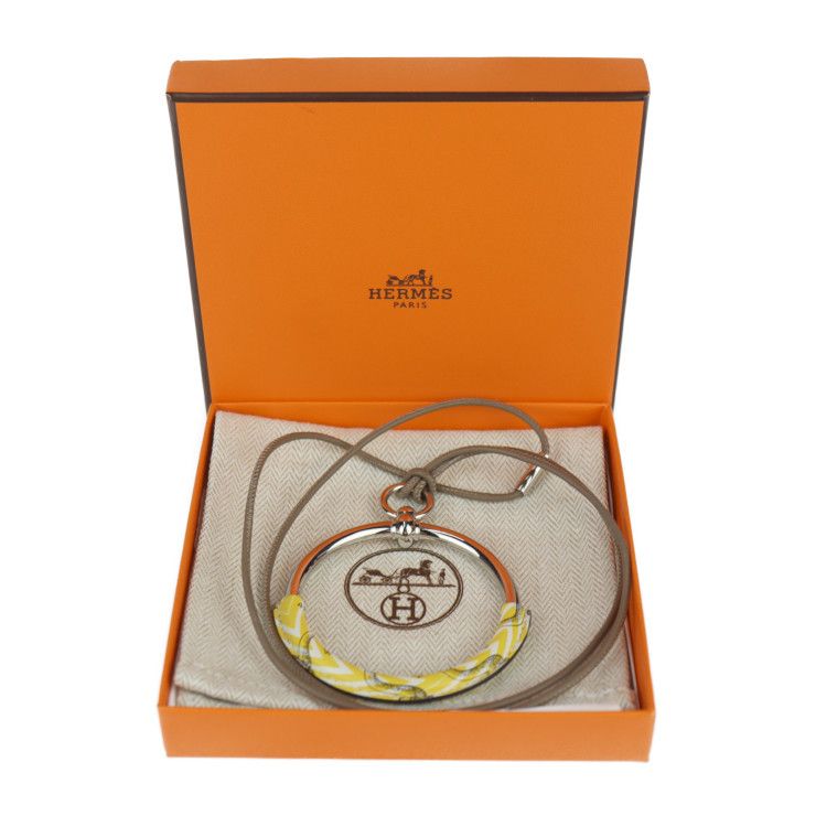 Hermes Loop Necklace - Vorswith Metal Yellowish Silver Della Cavalleria Della
