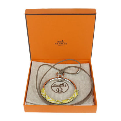 Hermes Loop Necklace - Vorswith Metal Yellowish Silver Della Cavalleria Della