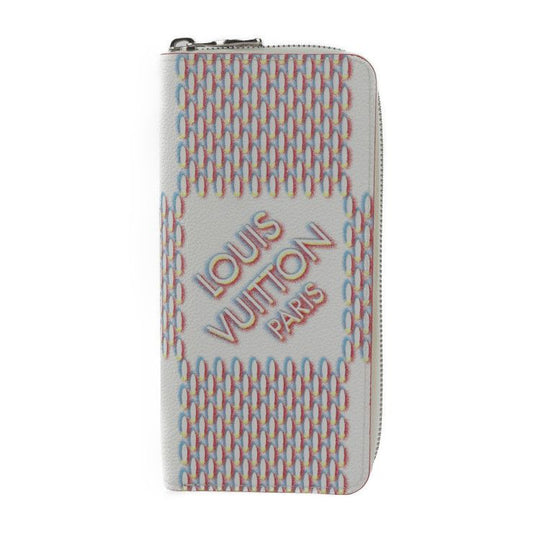 Louis Vuitton Zippy Wallet Vertical Long Wallet M81403 Leather Bronze White