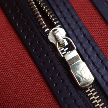 Louis Vuitton West End PM Boston Bag N41130 PVC Calf Ebne Brown Gold Hardware