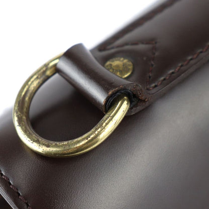 Louis Vuitton West End PM Boston Bag N41130 PVC Calf Ebne Brown Gold Hardware