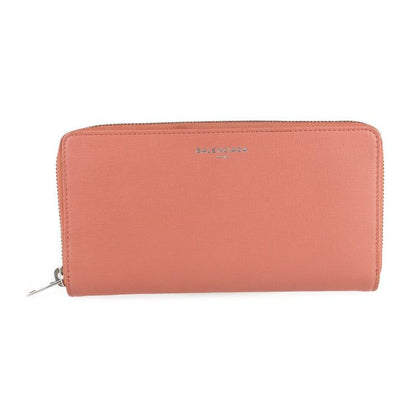 Balenciaga Essential Long Wallet 519641 Leather Salmon Pink Tone Silver