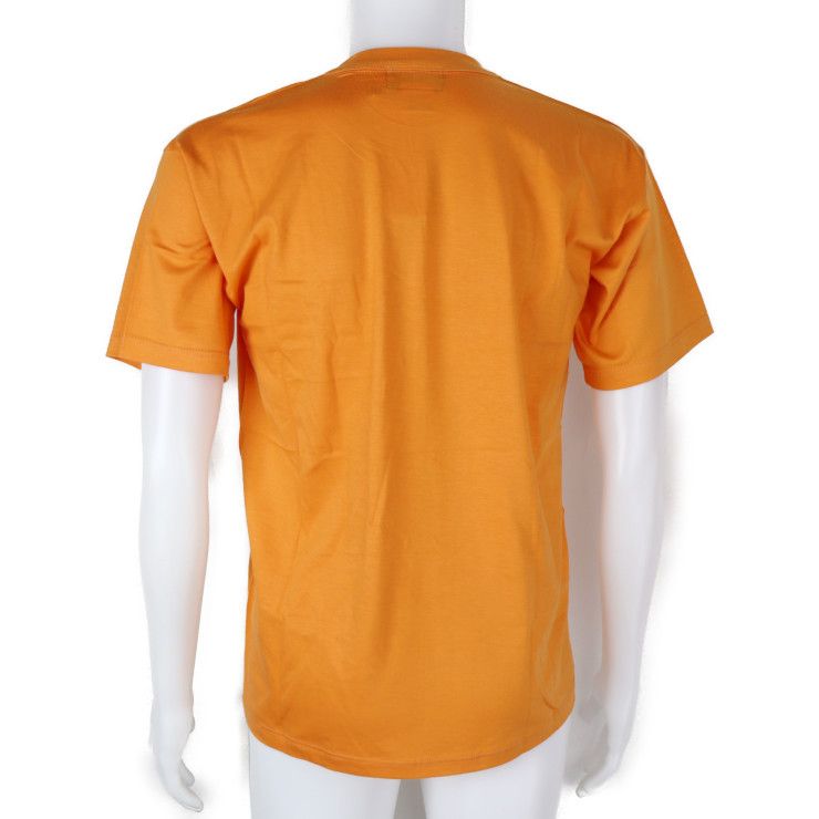 Fendi Short Sleeve T-shirt - 100% Cotton Orange Maglia Cut And Sewn Vintage Logo