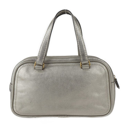 Loewe Mini Boston Bag Handbag - Leather Gold Tone Anagram Tassel Fringe