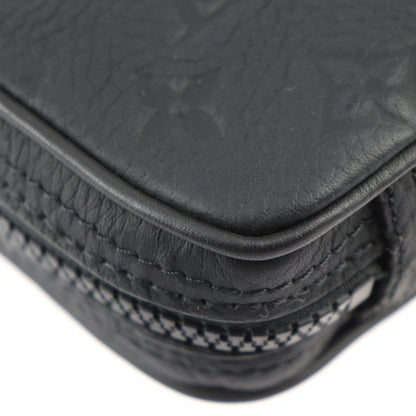 Louis Vuitton Utility Side Bag Shoulder Bag M53298 Taurillon Leather Black