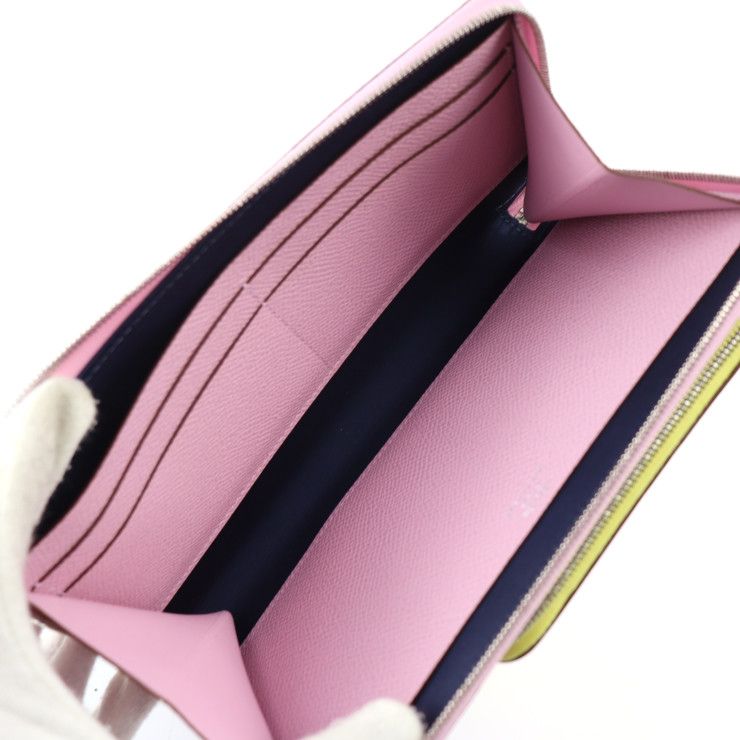 Hermes Nouveau Tougot Shoulder Bag - Vaux Epson Vorsoft Mauve Sylvestre Lime