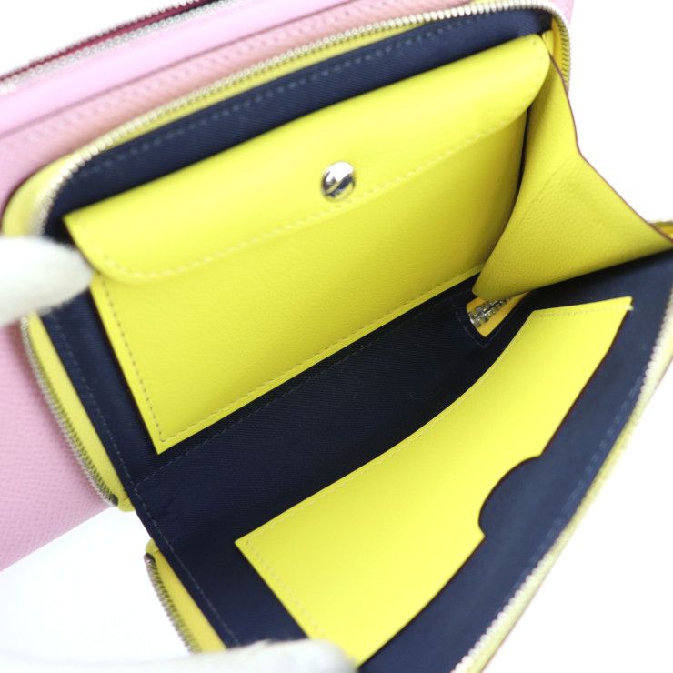 Hermes Nouveau Tougot Shoulder Bag - Vaux Epson Vorsoft Mauve Sylvestre Lime