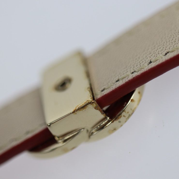 Bvlgari Bulgari Doppio Tondo Double Coiled Bracelet 285116 Leather Bordeaux