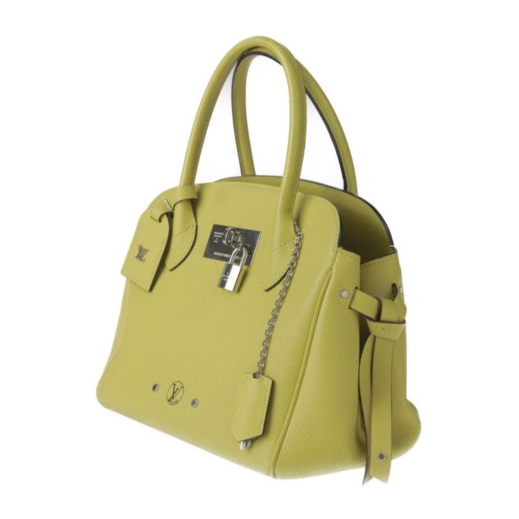 Louis Vuitton Mira PM Handbag M51446 Leather Veil Acid Yellowish Silver