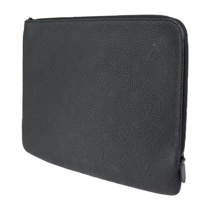 Louis Vuitton Etui Voyage Second Bag M59479 Taurillon Leather Black Clutch Bag