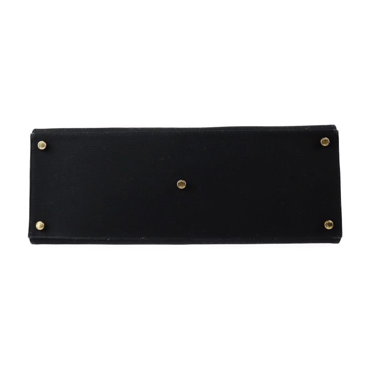 Fendi Tote Bag 7va558 Canvas Black Gold Fendace Versace Collaboration 2WAY