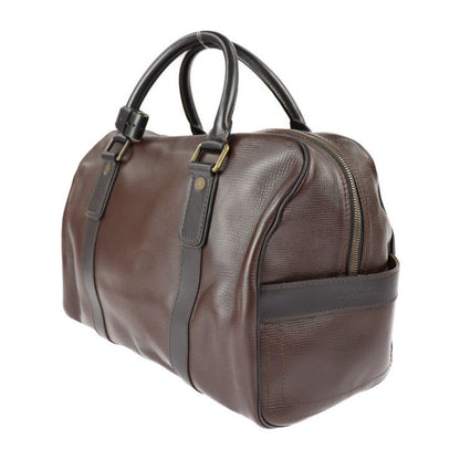 Louis Vuitton Carryall Boston Bag M92993 Leather Cafe Dark Brown Utah Travel