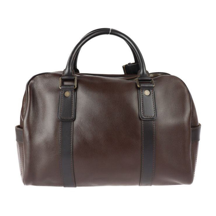 Louis Vuitton Carryall Boston Bag M92993 Leather Cafe Dark Brown Utah Travel