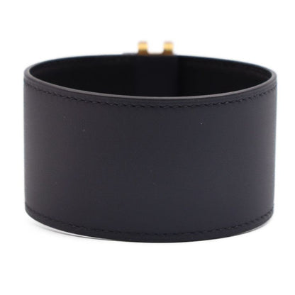 Hermes Elan Bracelet H010694ccaa Vorsift Black U Engraved Gold Hardware