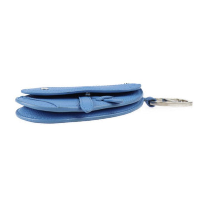 Christian DIOR Saddle Poach Saddle Pouch Coin Case - Leather Blue Silver