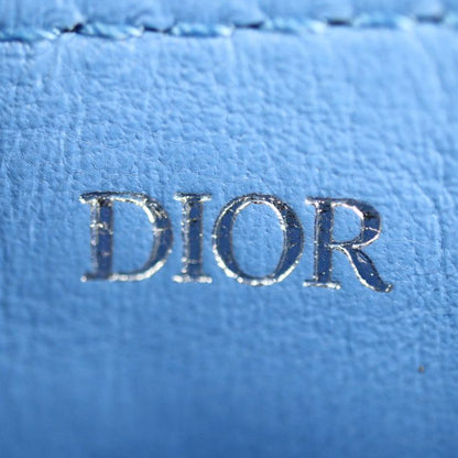 Christian DIOR Saddle Poach Saddle Pouch Coin Case - Leather Blue Silver
