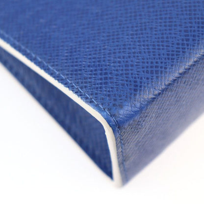 Louis Vuitton Pochette Voyage MM Second Bag M30399 Leather Cobalt Blue Silver