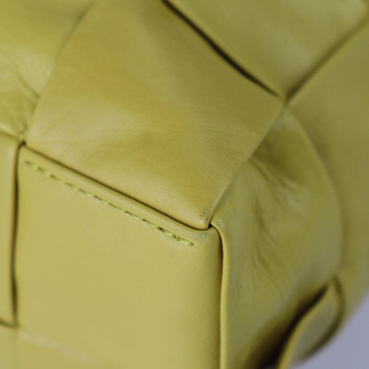 Bottega Veneta Bottega Veneta Tote Bag 629070 Leather Yellow Cassette Intrecciat