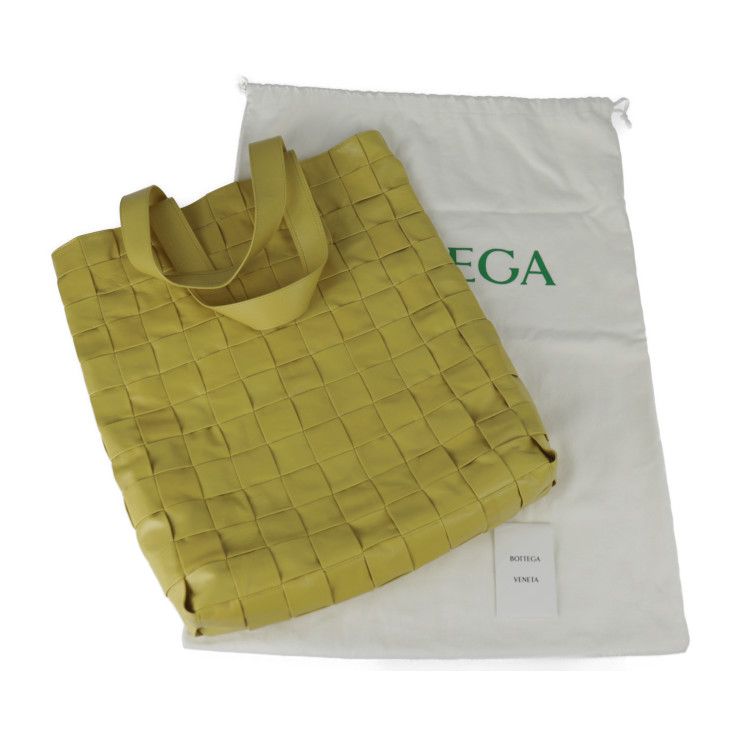 Bottega Veneta Bottega Veneta Tote Bag 629070 Leather Yellow Cassette Intrecciat