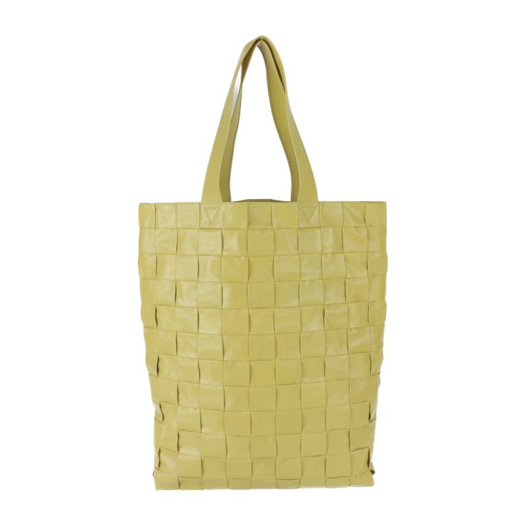 Bottega Veneta Bottega Veneta Tote Bag 629070 Leather Yellow Cassette Intrecciat