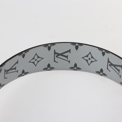 Louis Vuitton Messenger PM Shoulder Bag M43859 PVC Leather Silver Black