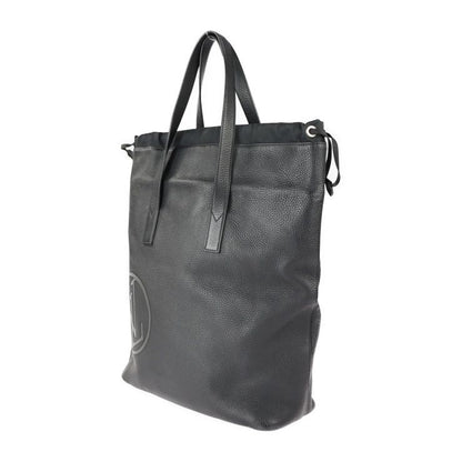 Louis Vuitton Cabas Light Tote Bag M55000 Taurillon Leather Black Silver