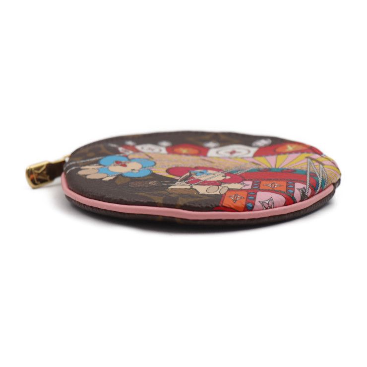 Louis Vuitton Porte Monet Long Vivienne Coin Case M69757 PVC Leather Brown