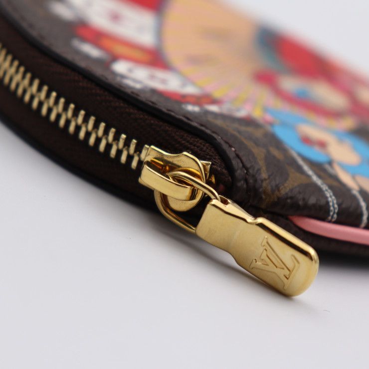 Louis Vuitton Porte Monet Long Vivienne Coin Case M69757 PVC Leather Brown