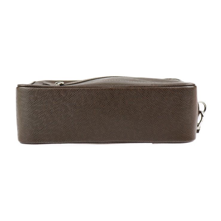 Louis Vuitton Pavel Second Bag M31148 Leather Grizzly Brown Silver Hardware