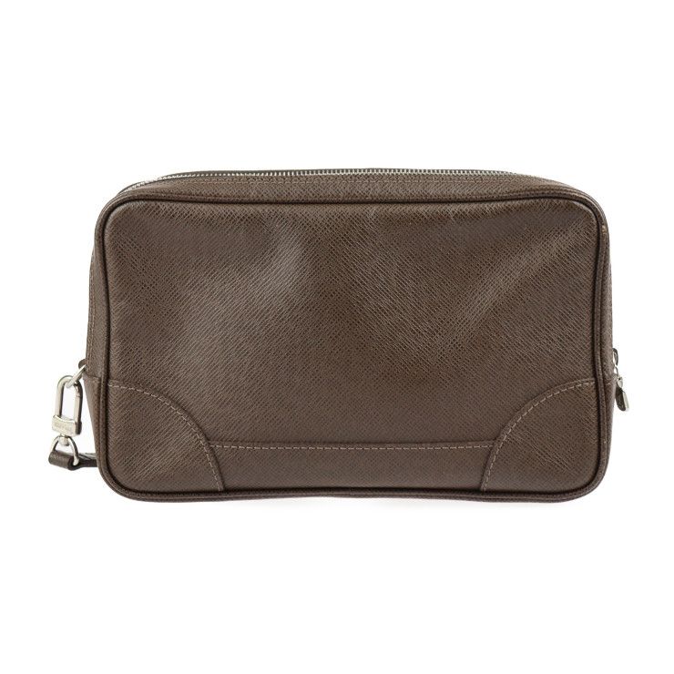Louis Vuitton Pavel Second Bag M31148 Leather Grizzly Brown Silver Hardware