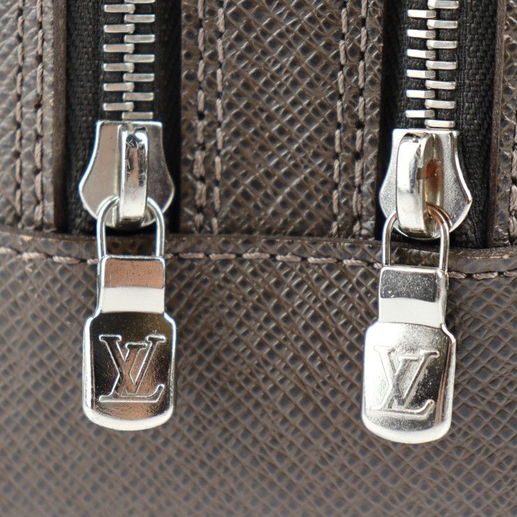 Louis Vuitton Pavel Second Bag M31148 Leather Grizzly Brown Silver Hardware