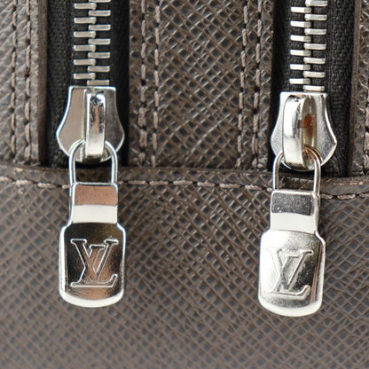 Louis Vuitton Pavel Second Bag M31148 Leather Grizzly Brown Silver Hardware