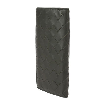 Bottega Veneta Bottega Veneta Bifold Wallet 635567 Leather Black Pink Intrecciat
