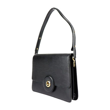 Louis Vuitton Free Run Shoulder Bag M52402 Leather Black Gold Hardware Epi