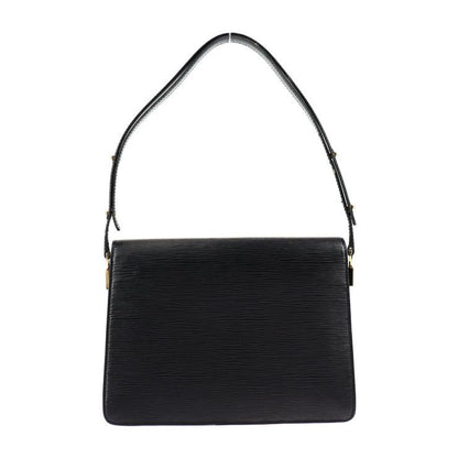Louis Vuitton Free Run Shoulder Bag M52402 Leather Black Gold Hardware Epi