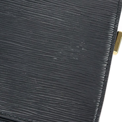 Louis Vuitton Free Run Shoulder Bag M52402 Leather Black Gold Hardware Epi