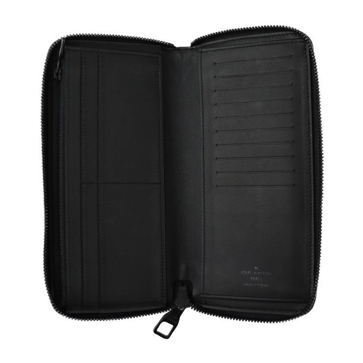 Louis Vuitton Zippy Wallet Vertical Long Wallet M69047 Taurillon Leather Black