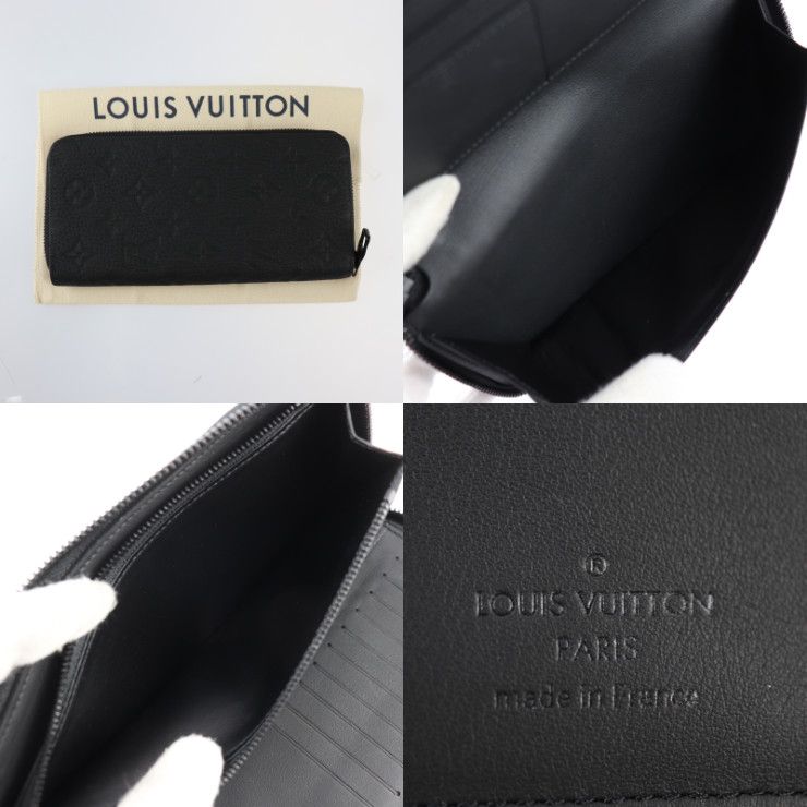 Louis Vuitton Zippy Wallet Vertical Long Wallet M69047 Taurillon Leather Black